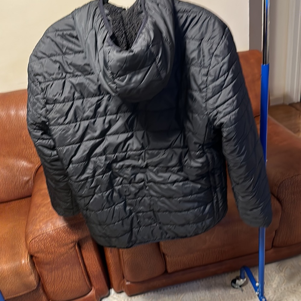 SPIRE EMBRACE THE DETOURS MENS COZY PUFFER JACKET SIZE L COLOR BLACK - Picture 4 of 9